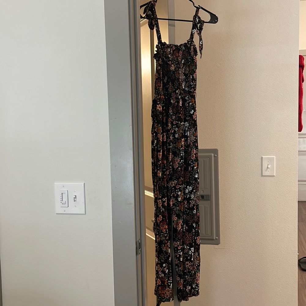 Abercrombie floral jumpsuit